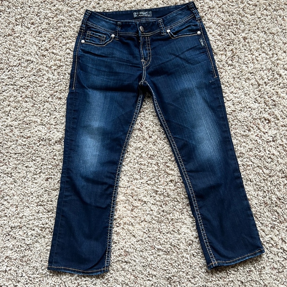 Silver Capris